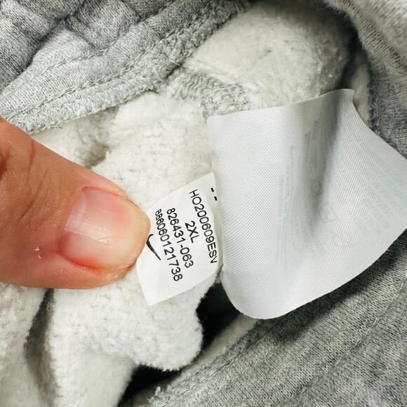 Nike Pants Mens 2XL Dark Gray Sportswear Club Fleece Joggers 826431-063 - Picture 2 of 10